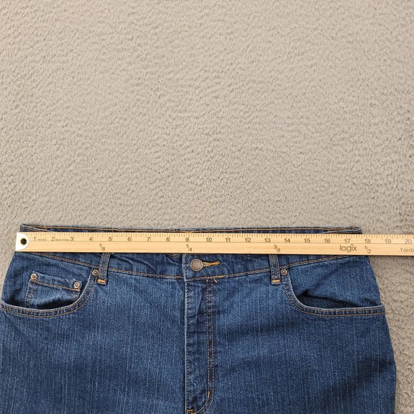 Kim Rogers Jeans Womens 16 Short‎ Blue Denim Straight Leg Medium Wash - Picture 11 of 12